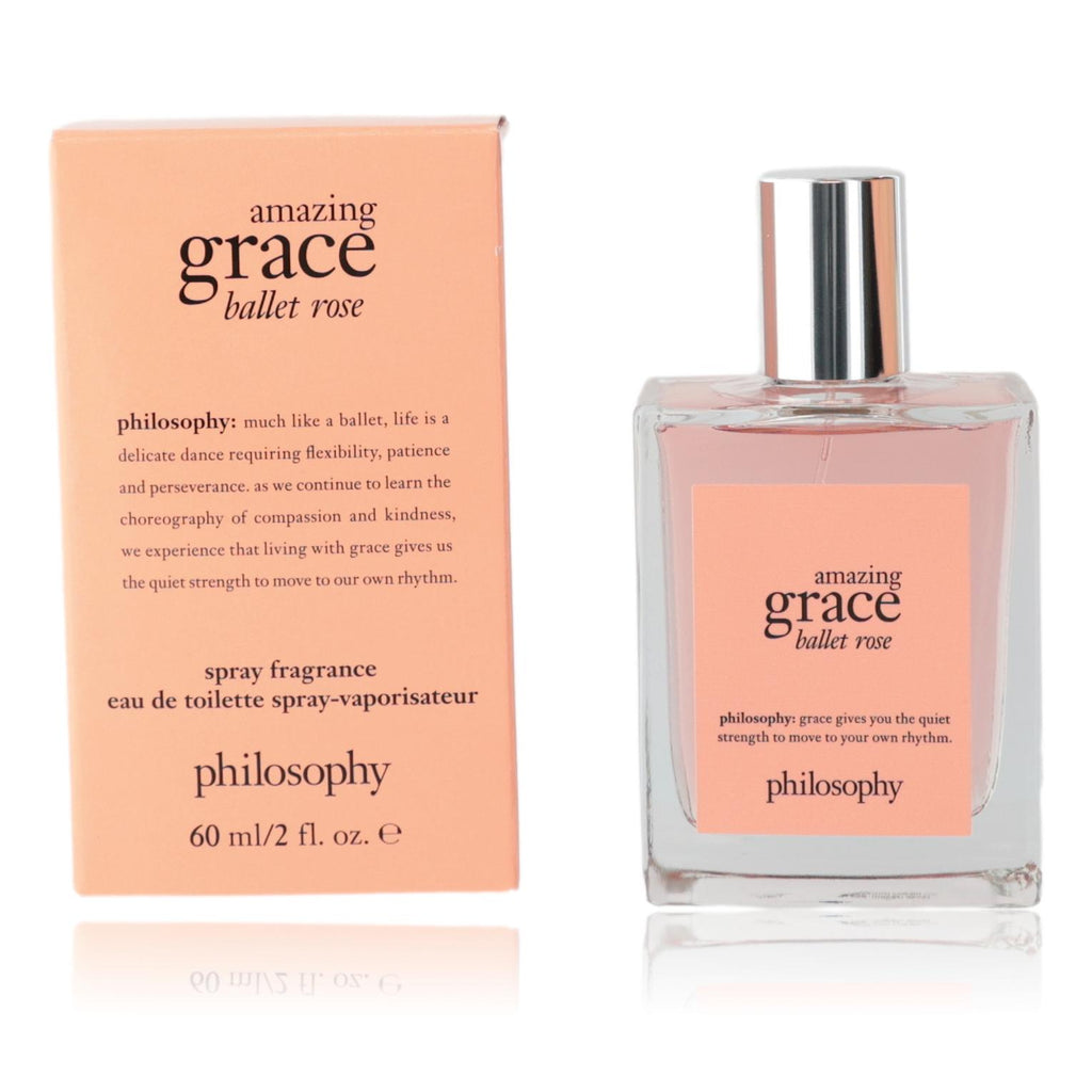 Amazing Grace Ballet Rose by Philosophy, 2 oz EDT Spray for Women