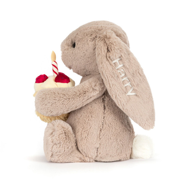 Bashful Beige Bunny Birthday