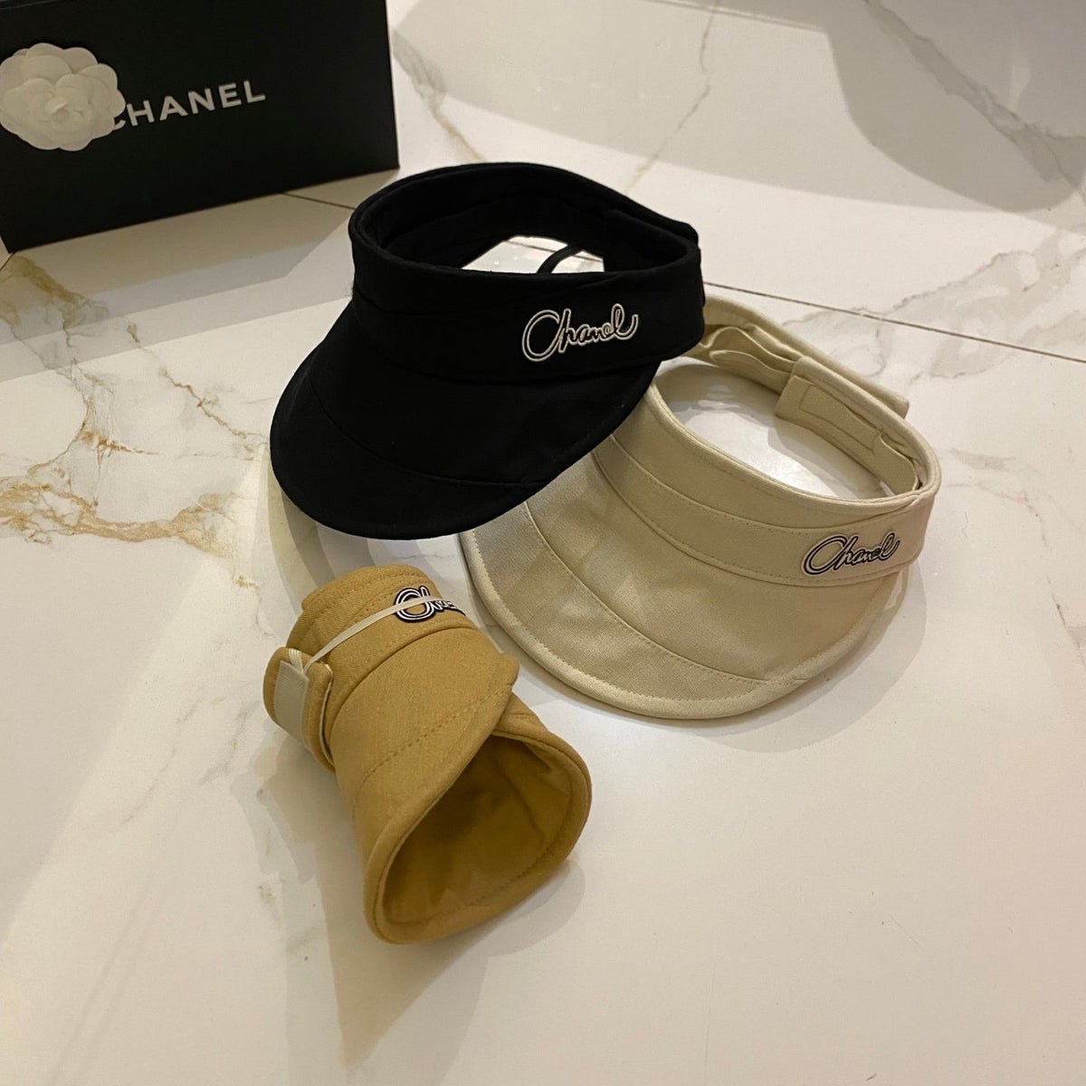 Chanel Cotton Linen Sun Visor