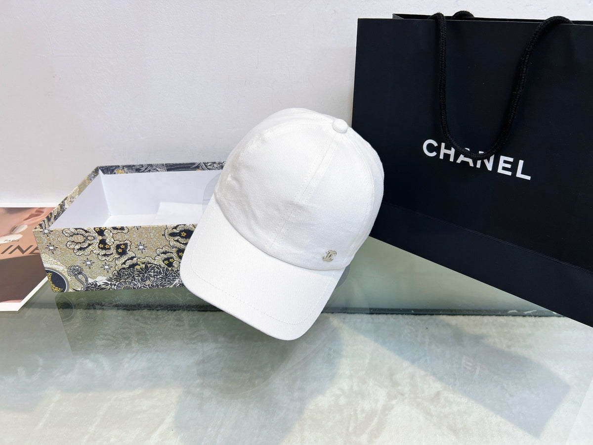 Chanel Baseball Cap - Blue / White